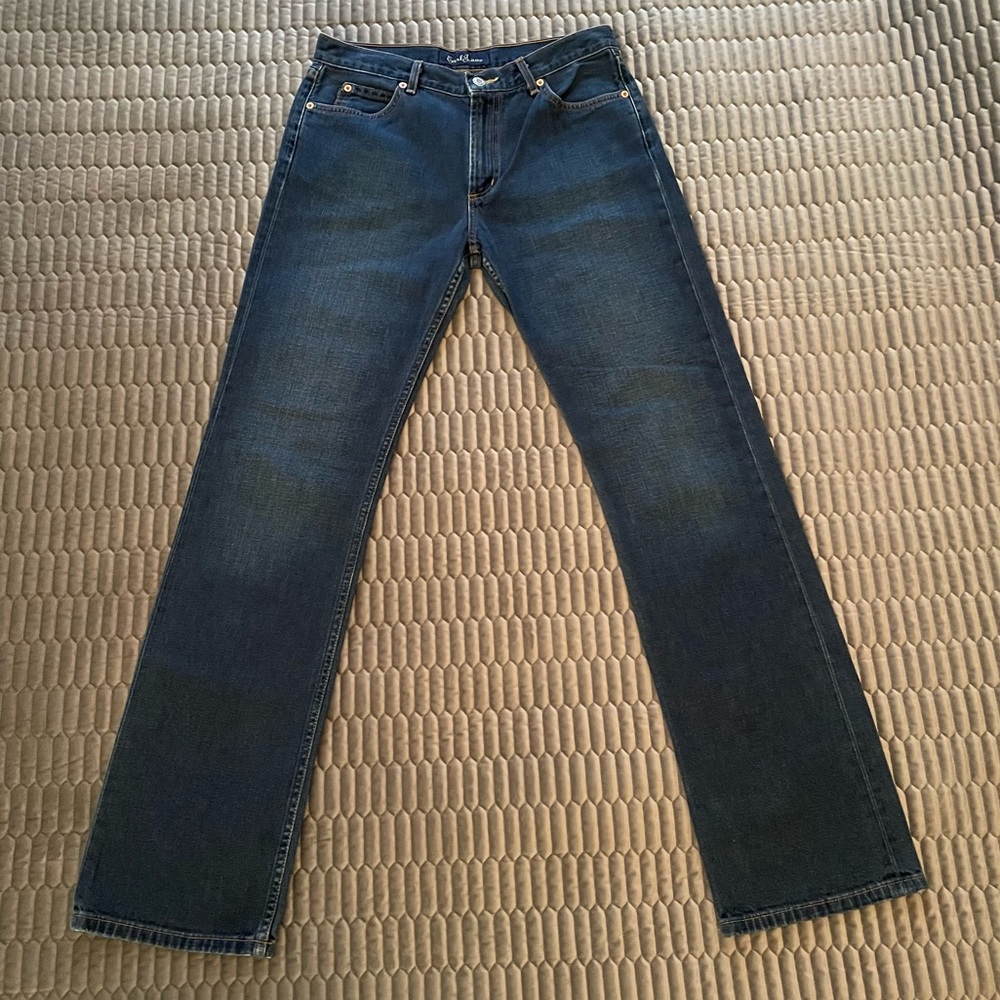 Vintage Earl Jean Size 30 Denim Bootcut Length 32” Width 31”